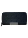 【中古】LOUIS VUITTON◆ジッピー・ウォレット・ヴェルティカル_モノグラム・シャドウ_BLK/牛革/BLK/総柄/メンズ//【服飾雑貨他】