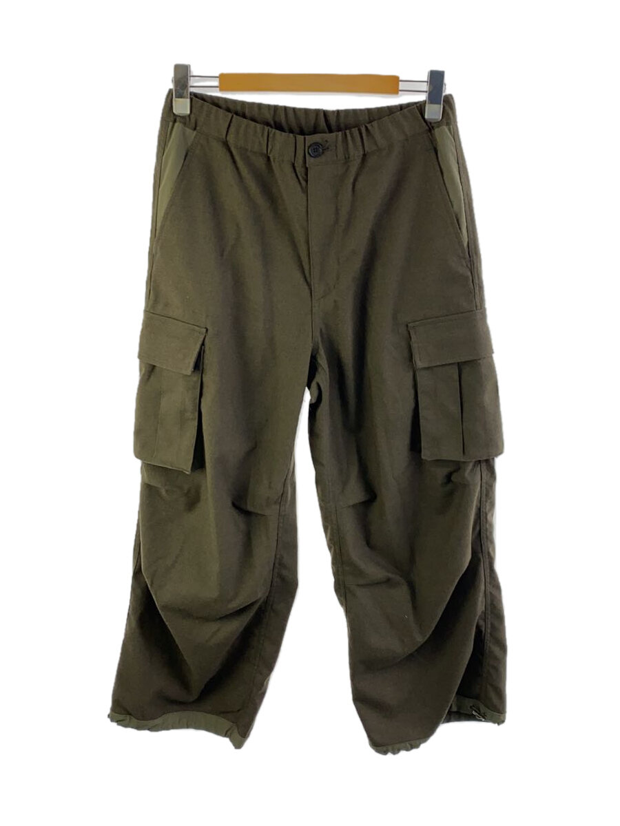 【中古】KUON◆Flannel Cargo Trousers/カーゴパンツ/ボトム/S/KHK/144PT040300【メンズウェア】