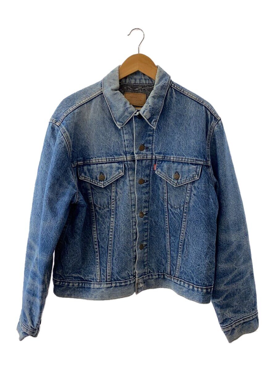 【中古】Levi’s◆70s/70505/Gジャン/46/デニム/BLU/デニムジャケット/裏地ブランケット/スモールe//【メンズウェア】