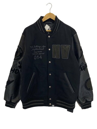 【中古】A BATHING APE◆50着限定_シリアル入スタジャン/XL/ウール/BLK/001HJJ211901C/タグ付//【メンズウェア】 【中古】A BATHING APE◆50着限定_シリアル入スタジャン/XL/ウール/BLK/001HJJ211901C/タグ付//【メンズウェア】