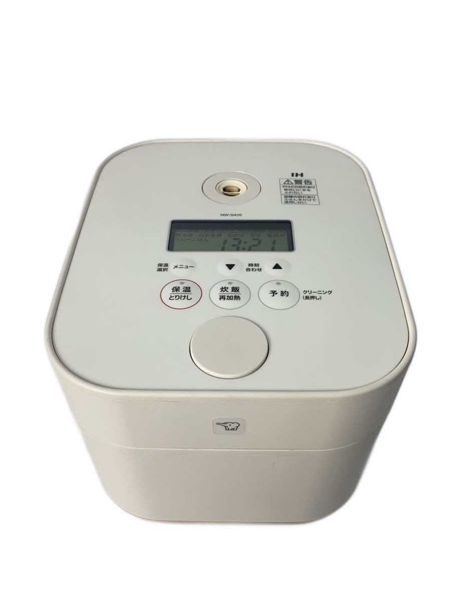 【中古】ZOJIRUSHI◆炊飯器 STAN. NW-SA10-WA [ホワイト]【家電・ビジュアル・オーディオ】