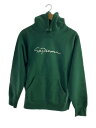 【中古】Supreme◆18AW/Classic Script Hooded Sweatshirt/パーカー/S/コットン/GRN【メンズウェア】