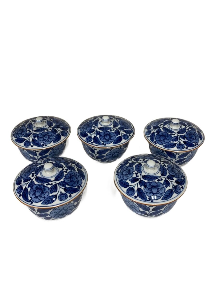 【中古】たち吉◆湯呑/5点セット【�