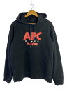【中古】A.P.C.◆パーカー/M/コットン/BLK/無地/4114313【メンズウェア】