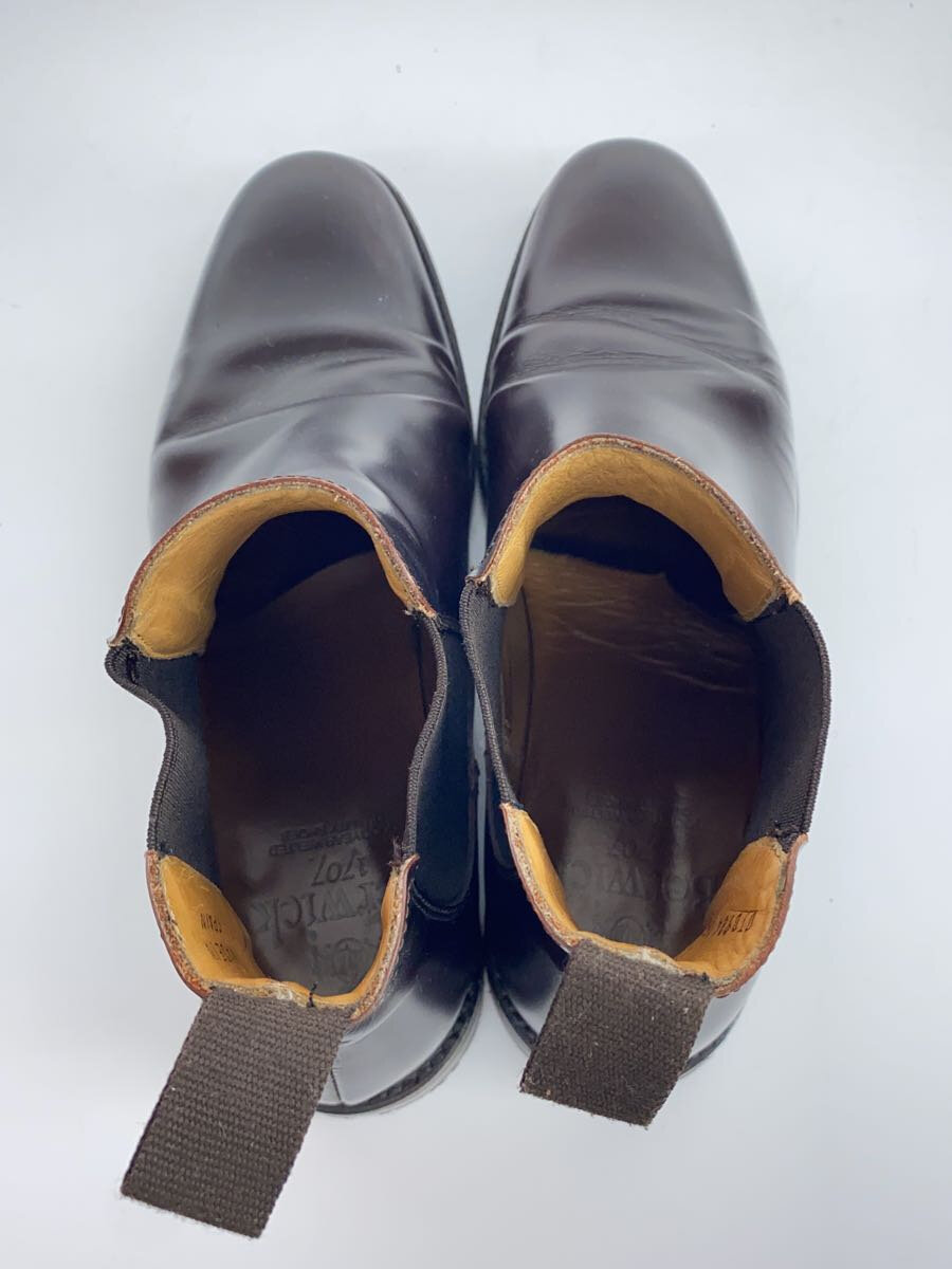 【中古】Berwick◆サイドゴアブーツ/25cm/BRW/レザー//【シューズ】