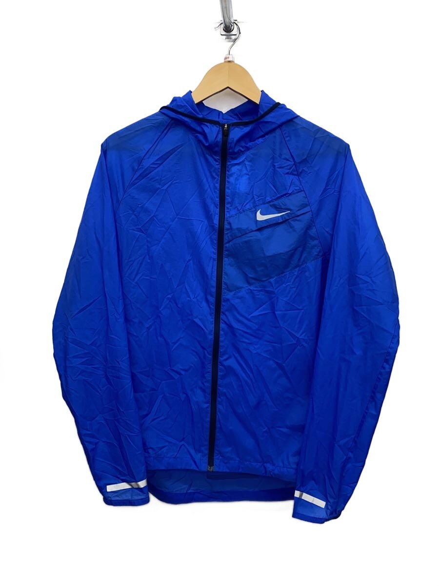 【中古】NIKE◆インポッシブリーライトジャケット/スポーツウェアー/M/BLU/620058-439【スポーツ】