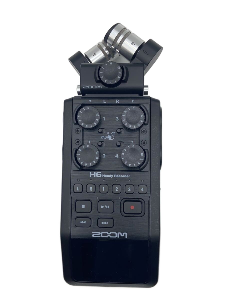 【中古】ZOOM◆ICレコーダー H6/BLK【家電・ビジュアル・オーディオ】