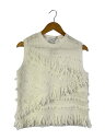 【中古】UNITED ARROWS◆ニットベスト(薄手)/FREE/コットン/WHT/1518-199-1225-0300【レディースウェア】