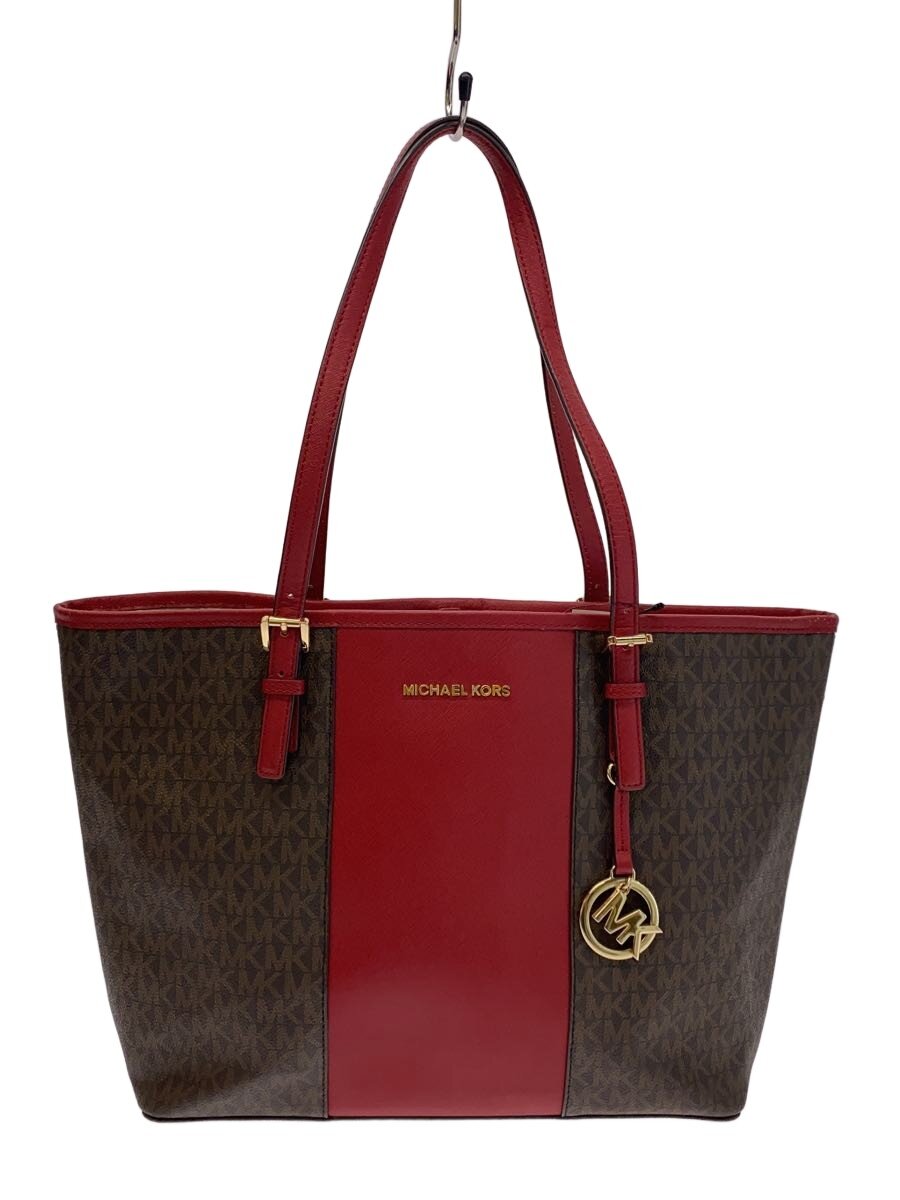Rakuten - 【中古】MICHAEL KORS◆Jet Set Medium/Carryall Tote Bag/トートバッグ/35H8GIJT2B【バッグ】