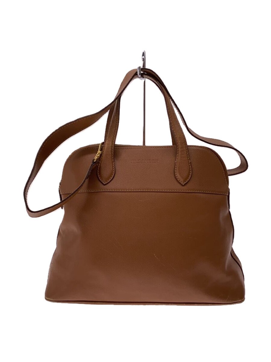 JIL SANDER ブラウン レザートートバッグ Jil Sander: ブラウン Tangle