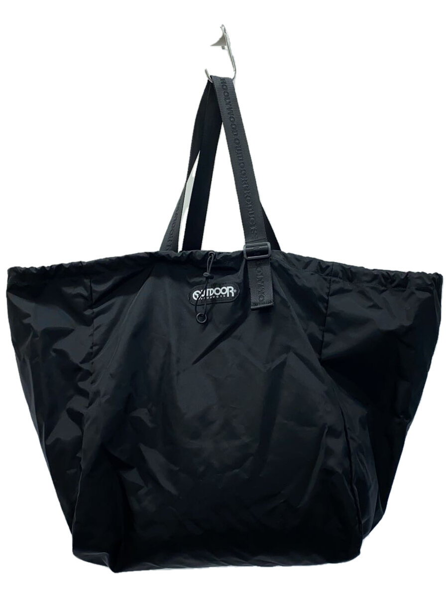 【中古】N.HOOLYWOOD◆N.HOOLYWOOD COMPILE × OUTDOOR PRODUCTS TOTE B/ポリエステル/BLK///【バッグ】