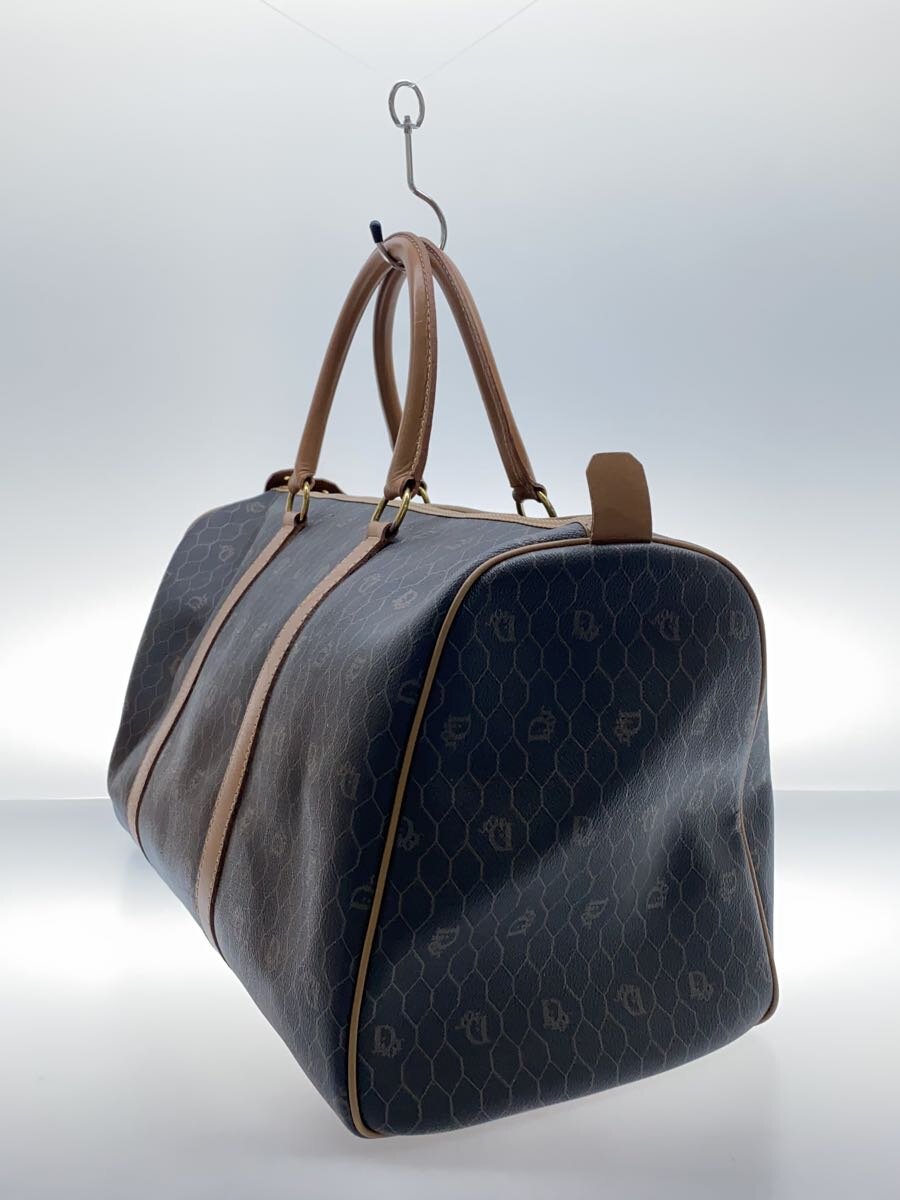 【中古】Christian Dior◆ボストンバッグ/レザー/BRW/総柄/65JF440【バッグ】