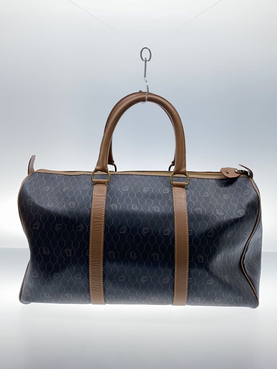 【中古】Christian Dior◆ボストンバッグ/レザー/BRW/総柄/65JF440【バッグ】