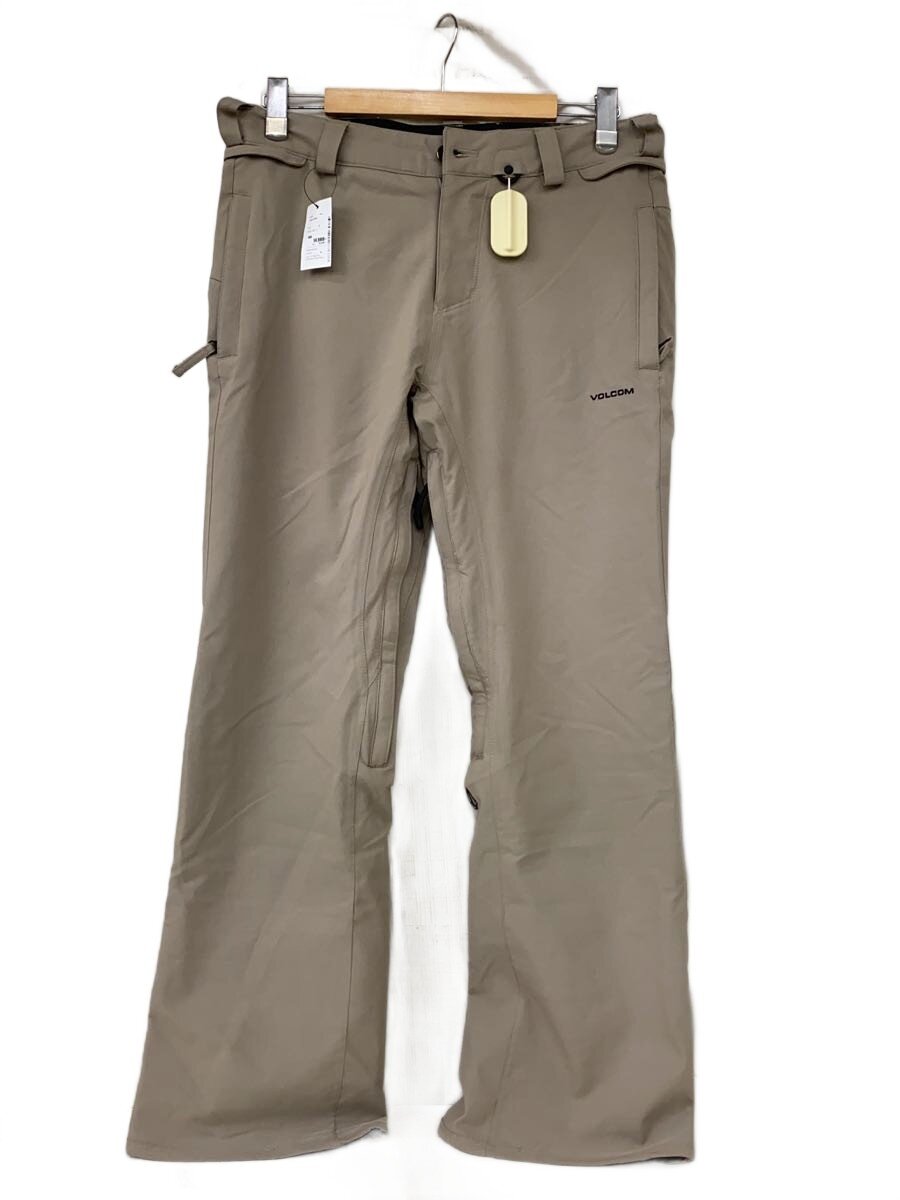 【中古】VOLCOM◆Freakin Snow Chino Trousers/ウェアー/S/ベージュ/ボトム/スキー/スノボ【スポーツ】