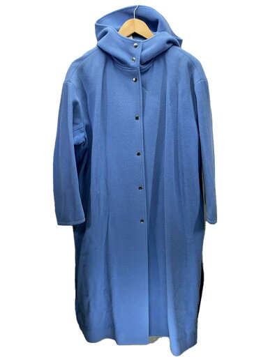 【中古】yori◆コート/36/ウール/BLU//【レディースウェア】 【中古】yori◆コート/36/ウール/BLU//【レディースウェア】