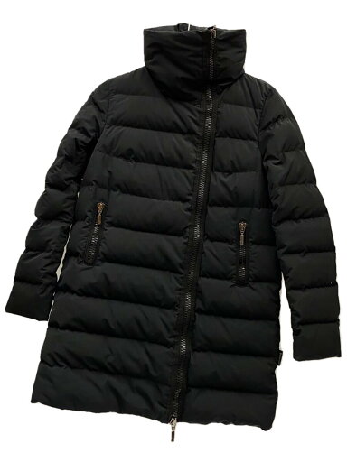 【中古】MONCLER◆ダウンジャケット/O/ポリエステル/BLK/G32-003【レディースウェア】 【中古】MONCLER◆ダウンジャケット/O/ポリエステル/BLK/G32-003【レディースウェア】