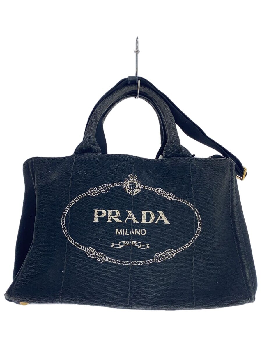 【中古】PRADA◆カナパ/トートバッグ/キャンバス【バッグ】