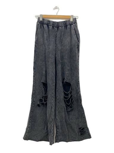 【中古】JEANASIS◆ワイドパンツ/FREE/コットン/GRY【レディースウェア】 【中古】JEANASIS◆ワイドパンツ/FREE/コットン/GRY【レディースウェア】