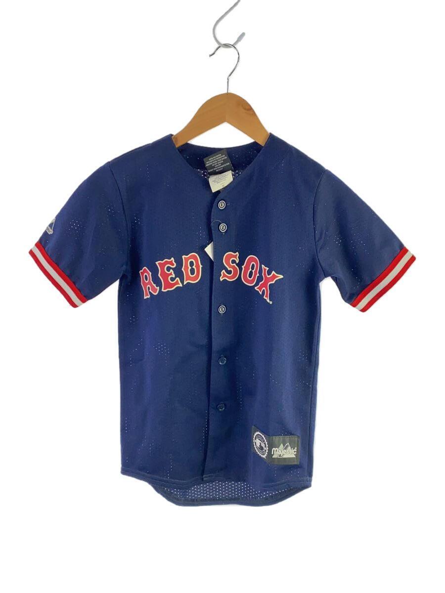 【中古】Majestic◆90s/BOSTON RED SOX GARCIAPARRA/ベースボールシャツ/M/NVY【スポーツ】