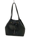 【中古】FURLA◆トートバッグ/--/BLK/無地【バッグ】
