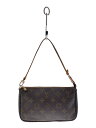 【中古】LOUIS VUITTON◆2)ポシェット・アクセソワール_モノグラム・キャンバス_BRW/PVC/BRW【バッグ】