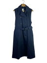 【中古】MOUSSY◆トレンチコート/1/コットン/NVY/無地/010ES230-0350【レディースウェア】(4)