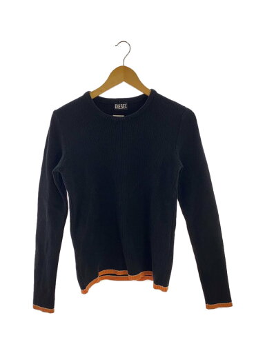 【中古】DIESEL◆長袖カットソー/M/コットン/BLK/A12743【レディースウェア】 【中古】DIESEL◆長袖カットソー/M/コットン/BLK/A12743【レディースウェア】