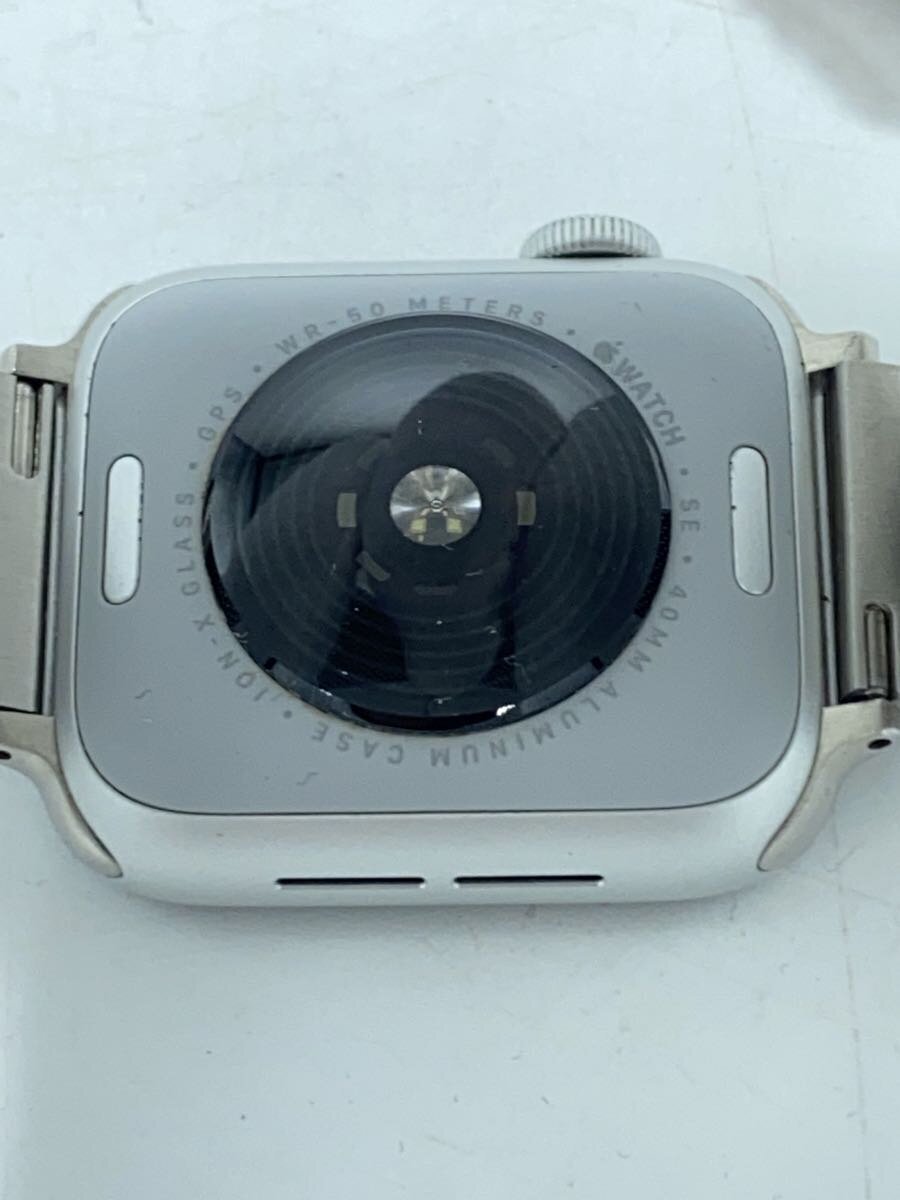 【中古】Apple◆Apple Watch SE 第2世代 GPSモデル 40mm MNL93J/A [シルバー/ホワイト]/デ【服飾雑貨他】 3