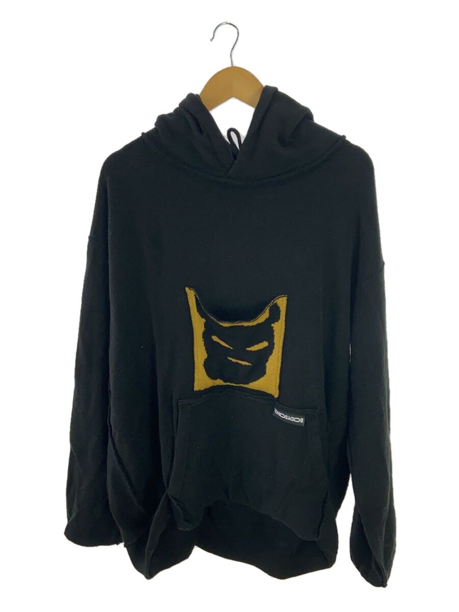 【中古】bodysong.◆パーカー/L/コットン/BLK/BS204203【メンズウェア】