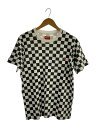 【中古】Supreme◆17SS/Pocket Checker Tee/Tシャツ/S/コットン/WHT/チェック【メンズウェア】