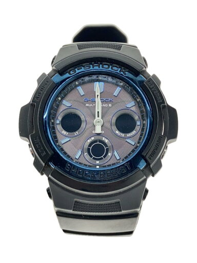 【中古】CASIO◆ソーラー腕時計/デジアナ/BLK/AWG-M100A-1AJF【服飾雑貨他】 【中古】CASIO◆ソーラー腕時計/デジアナ/BLK/AWG-M100A-1AJF【服飾雑貨他】