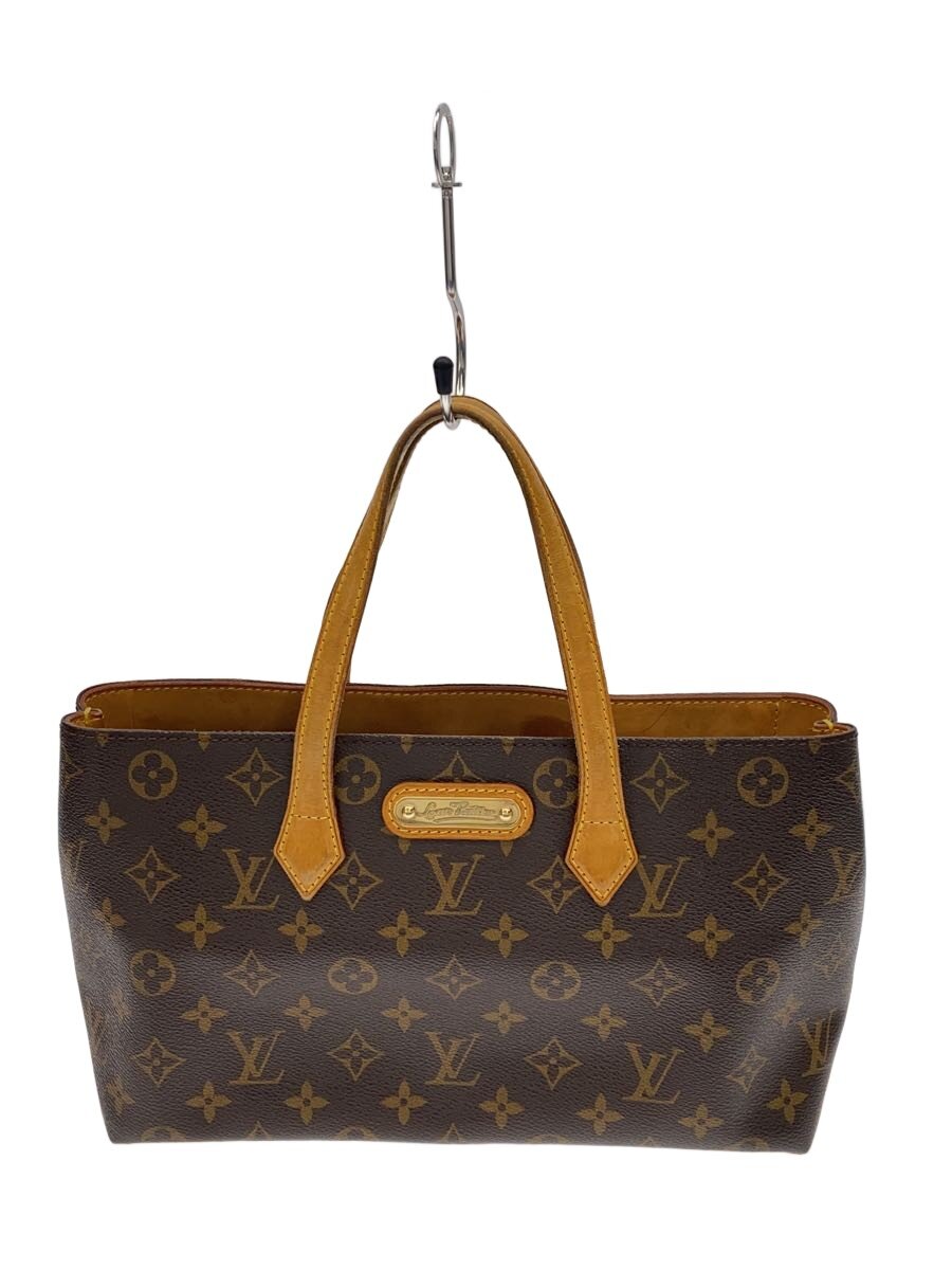 Rakuten - 【中古】LOUIS VUITTON◆ウィルシャーPM_モノグラム・キャンバス/PVC/BRW/M45643【バッグ】