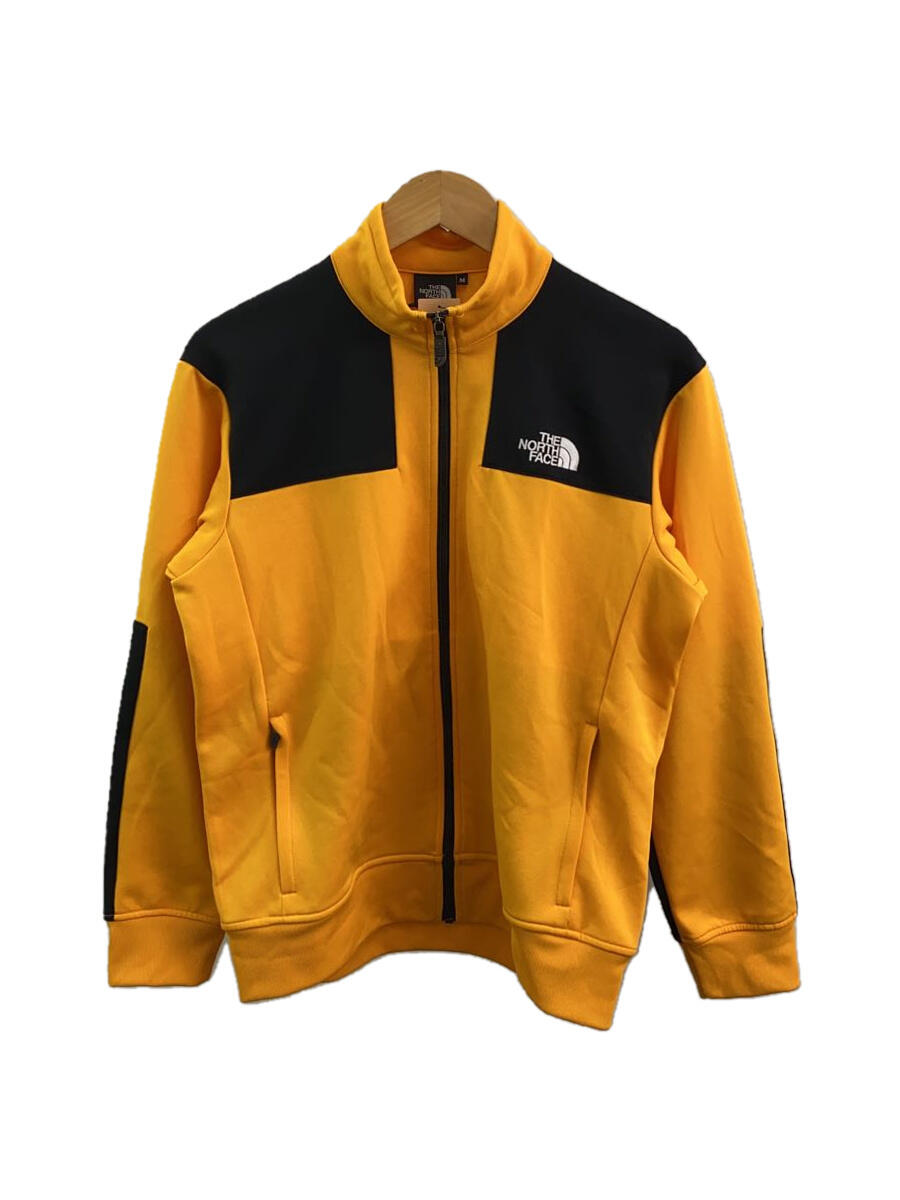 【中古】THE NORTH FACE◆JERSEY JACKET_ジャージジャケット/M/ポリエステル/YLW【メンズウェア】