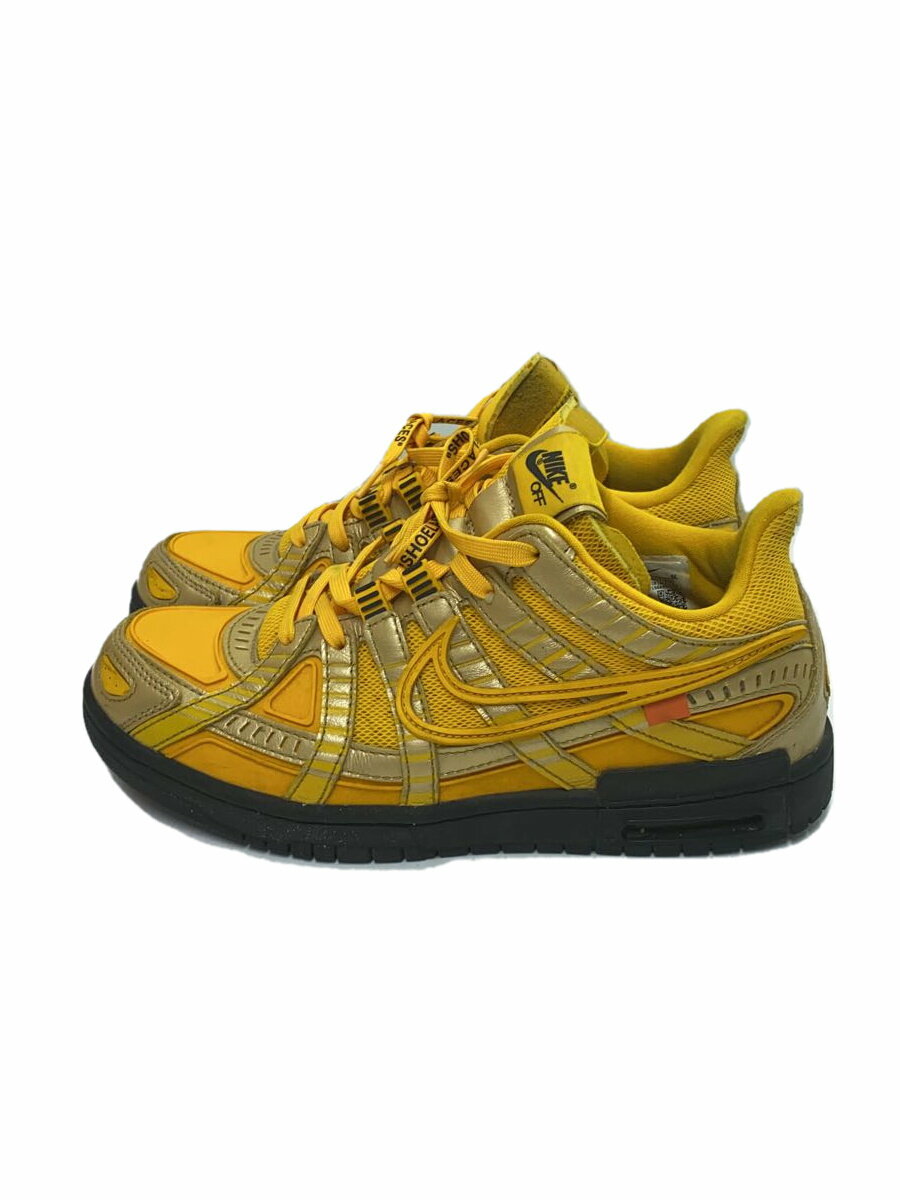 【中古】NIKE◆AIR RUBBER DUNK / OW_エアラバー ダンク / オフホワイト/26cm/GLD//【シューズ】