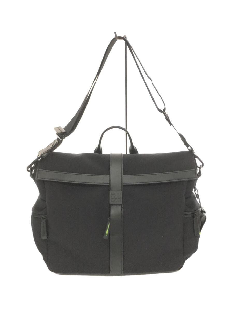 【中古】ショルダーバッグ/パイル/ブラック【バッグ】