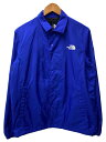 【中古】THE NORTH FACE◆THE COACH JACKET_ザコーチジャケット/M/ナイロン/BLU【メンズウェア】