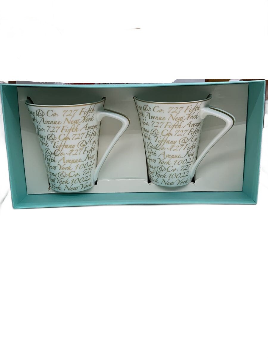 【中古】TIFFANY&Co.◆NOTESマグカップ【キッチン用品】
