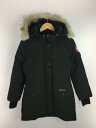 【中古】CANADA GOOSE◆ダウンジャケット/S/ポリエステル/BLK/6660LA/TRILLIUM PARKA FF WOMEN【レディースウェア】