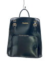 【中古】CECIL McBEE◆リュック/レザー/BLK/無地【バッグ】