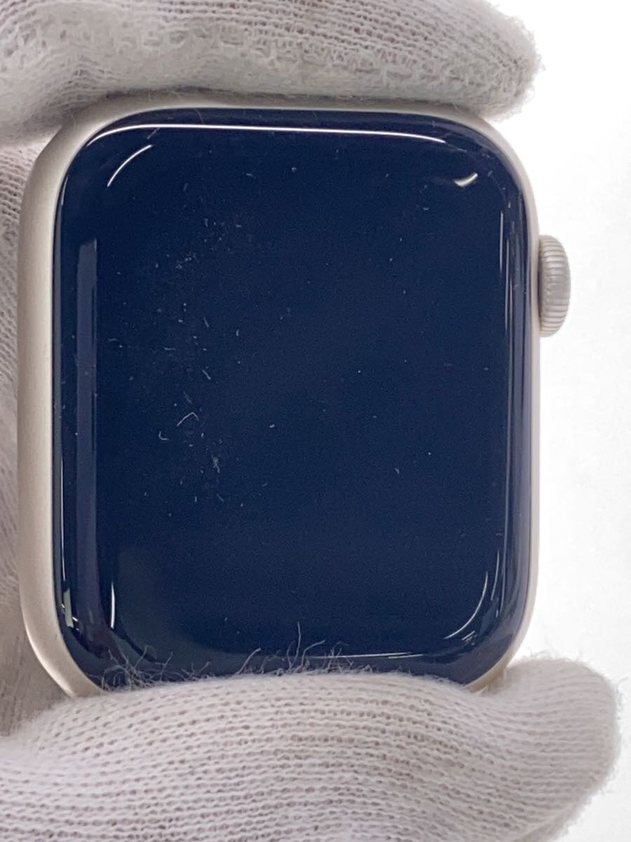 【ブランド】Apple 【ブランドカナ】アップル 【型番】 【程度】B 【サイズ】 【メインカラー】 【素材・生地】 【キーワード】　　　/ 2025/09/12 セカンドストリート鞍月店【2050】【中古】Apple◆Apple Watch Series7 GPSモデル 45mm MKNP3J/A スターライト/ ブランド Apple 型番 カラー 柄 素材・生地 >色・素材について サイズ >サイズ表示について 実寸（cm） 【腕時計】 ケース縦：4.5 / ケース横：3.9 / 文字盤縦：4.1 / 文字盤横：3.4 / ケースの厚さ：1.3 / バンド幅：/ / 手首周り：/ 【その他】 その他サイズ：/ 商品は　セカンドストリート鞍月店の店頭にて販売しております。商品に関するお問合わせは、お電話(TEL:076-267-5070)にて、問合わせ番号：2300043087838をお伝えください。 配送方法やお支払い方法に関するお問い合わせは、サポートセンターまでご連絡をお願いします。 ※お電話の対応は営業時間内のみとなります。お問い合わせフォームでお問い合わせの際はご注文番号をご記入下さい