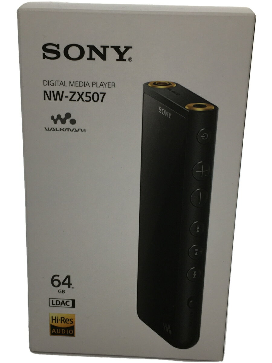 【中古】SONY◆デジタルオーディオプレーヤー(DAP) NW-ZX507 (B) [64GB ブラック]【家電・ビジュアル・オーディオ】