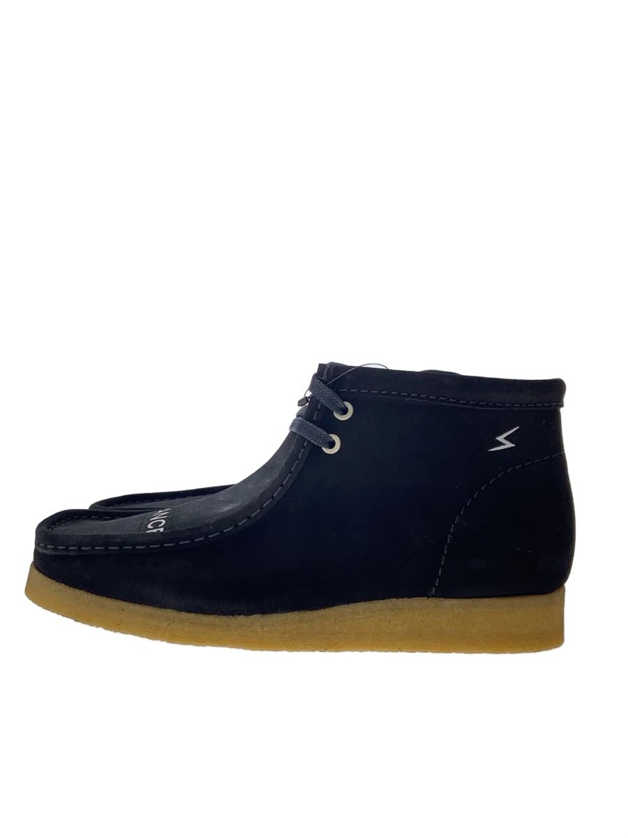 【中古】Clarks◆×UNDERCOVER/チャッカブーツ/27cm/BLK/スウェード/UC2B4F03/Wallabee【シューズ】