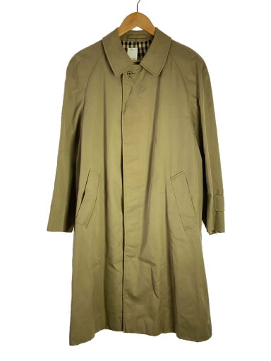 【中古】Aquascutum◆ステンカラーコート/コットン/ベージュ/無地【メンズウェア】 【中古】Aquascutum◆ステンカラーコート/コットン/ベージュ/無地【メンズウェア】