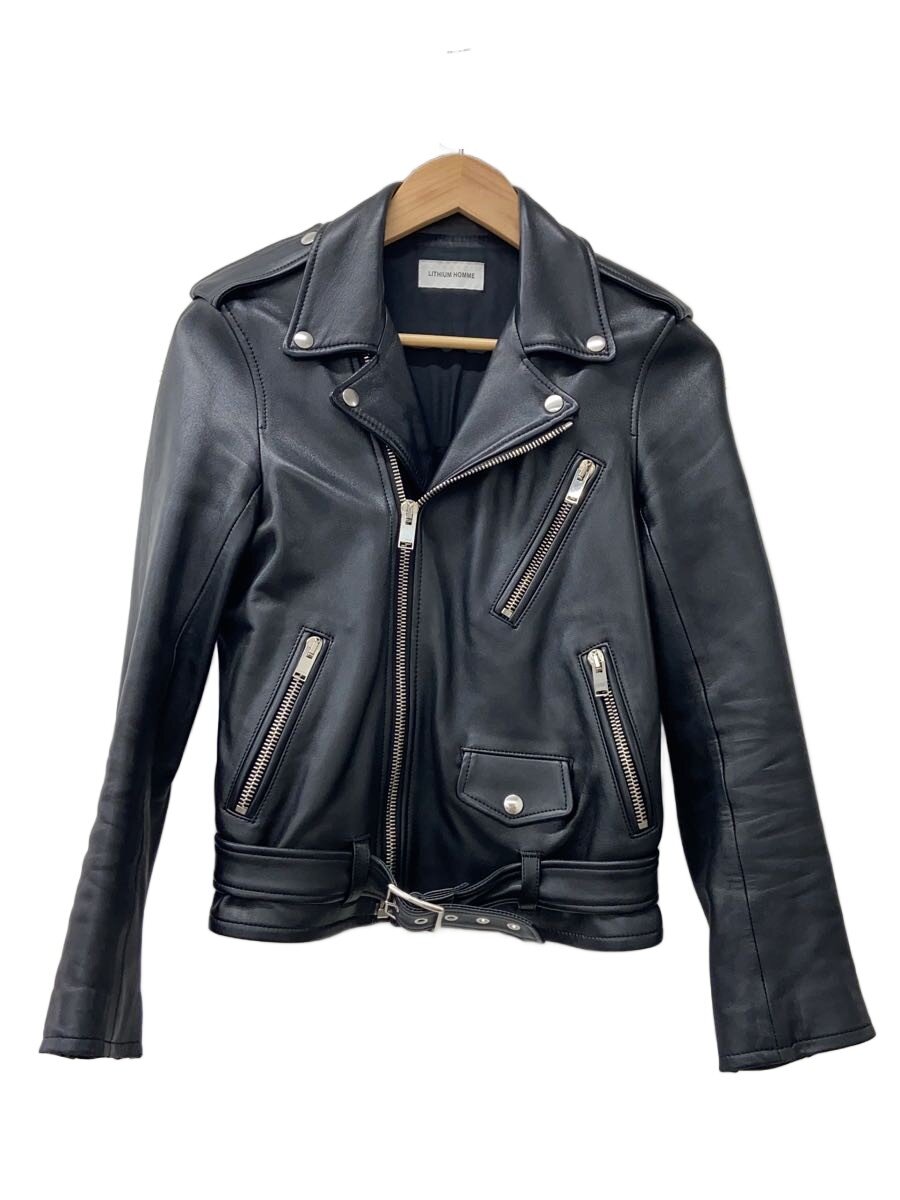 【美品】LITHIUM HOMME 黒レザー シングルライダースジャケット 楽天市場】リチウムオム レザー ジャケット（メンズファッション）の通販