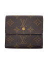 【中古】LOUIS VUITTON◆ポルト・フォイユ・エリーズ_モノグラム・キャンバス_BRW/PVC/BRW/メンズ【服飾雑貨他】(4)