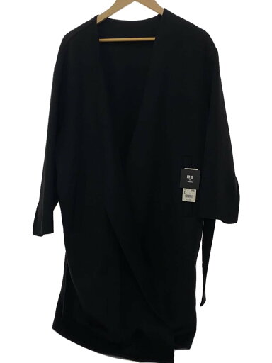 【中古】UNIQLO◆トレンチコート/S/ナイロン/ブラック/無地/コート【レディースウェア】 【中古】UNIQLO◆トレンチコート/S/ナイロン/ブラック/無地/コート【レディースウェア】