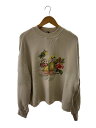 【中古】MONCLER◆スウェット/XS/コットン/CRM/プリント/G209L8G00014【メンズウェア】