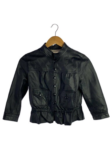 【中古】MICHAEL KORS◆レザージャケット・ブルゾン/--/レザー/BLK【レディースウェア】 【中古】MICHAEL KORS◆レザージャケット・ブルゾン/--/レザー/BLK【レディースウェア】