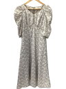 【中古】SNIDEL◆23SS/バリエプリントワンピース/1/ポリエステル/BEG/花柄/SWFO231047【レディースウェア】(4)