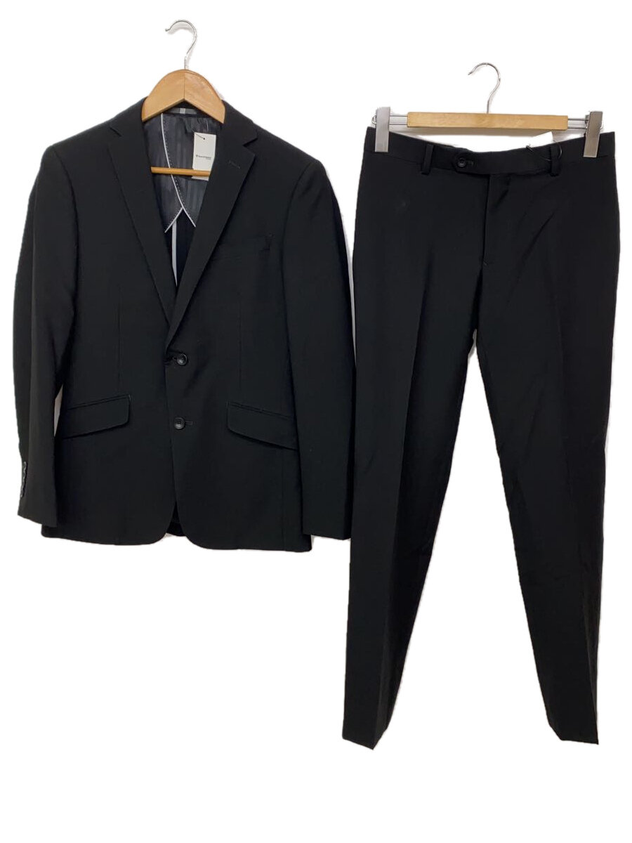 【中古】SUIT SELECT◆スーツ/Y4/ポリエステル/BLK/無地/BLT9101【メンズウェア】